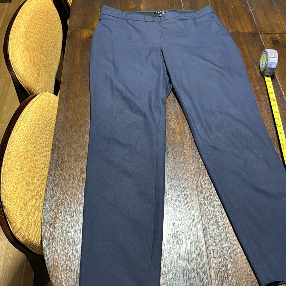 Theory Blue capri trouser pants size 8 blue
